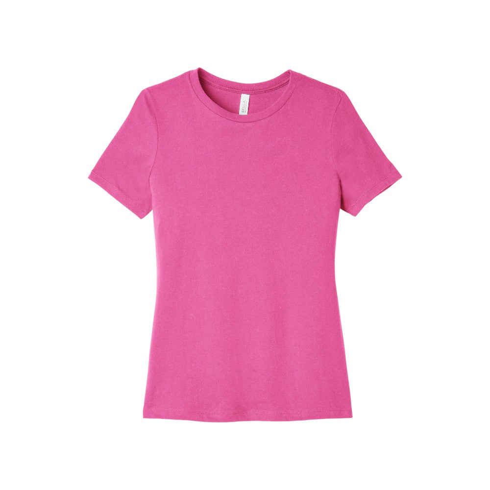 BELLA+CANVAS® Women’s Relaxed Jersey Short Sleeve Tee - Charity Pink