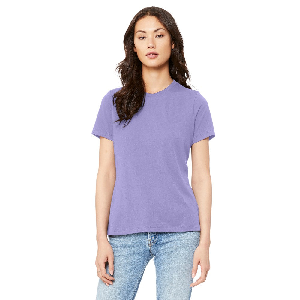 BELLA+CANVAS® Women’s Relaxed Jersey Short Sleeve Tee - Dark Lavender