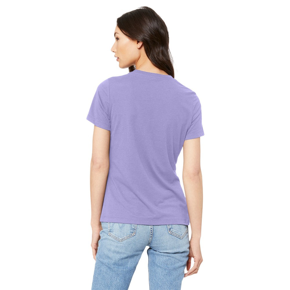 BELLA+CANVAS® Women’s Relaxed Jersey Short Sleeve Tee - Dark Lavender