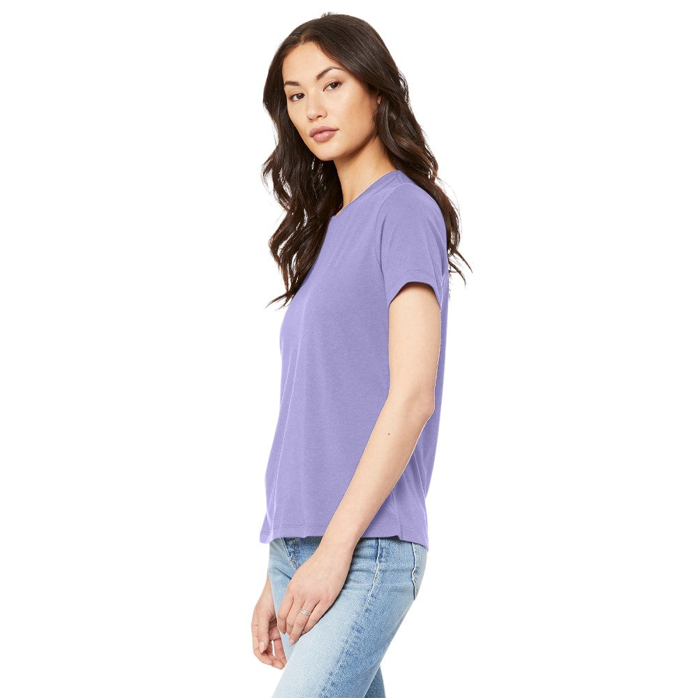 BELLA+CANVAS® Women’s Relaxed Jersey Short Sleeve Tee - Dark Lavender