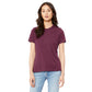 BELLA+CANVAS® Women’s Relaxed Jersey Short Sleeve Tee - Maroon