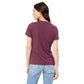BELLA+CANVAS® Women’s Relaxed Jersey Short Sleeve Tee - Maroon