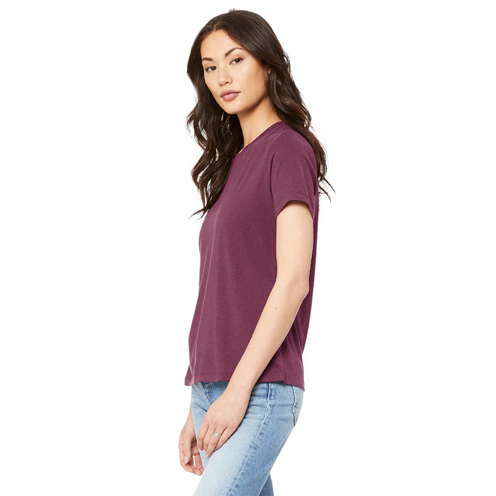 BELLA+CANVAS® Women’s Relaxed Jersey Short Sleeve Tee - Maroon