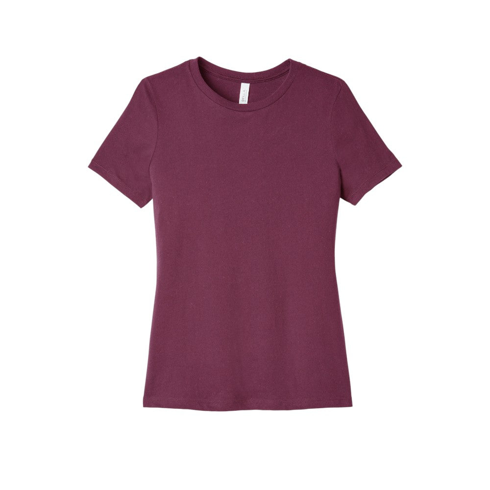 BELLA+CANVAS® Women’s Relaxed Jersey Short Sleeve Tee - Maroon
