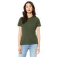 BELLA+CANVAS® Women’s Relaxed Jersey Short Sleeve Tee - Military Green