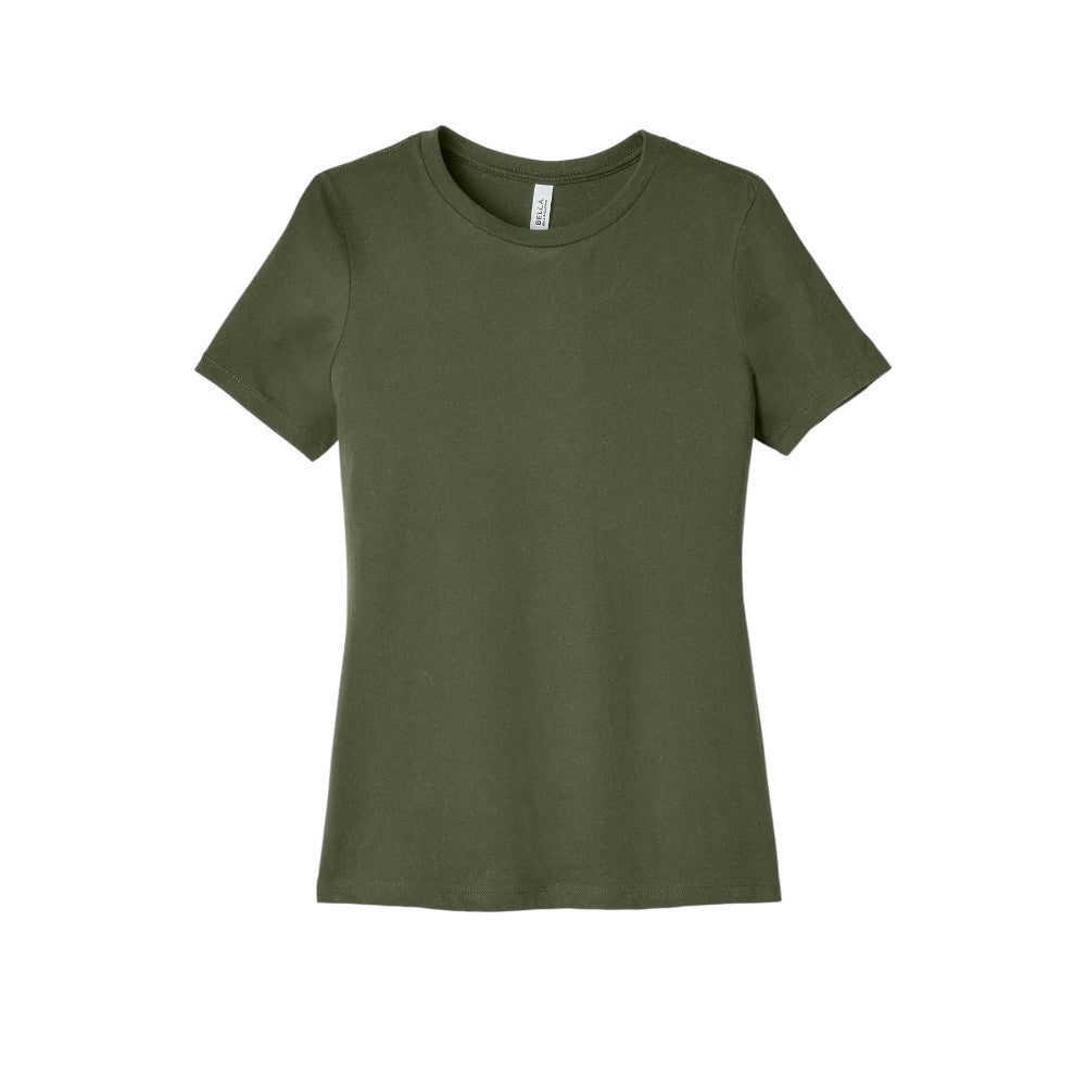 BELLA+CANVAS® Women’s Relaxed Jersey Short Sleeve Tee - Military Green