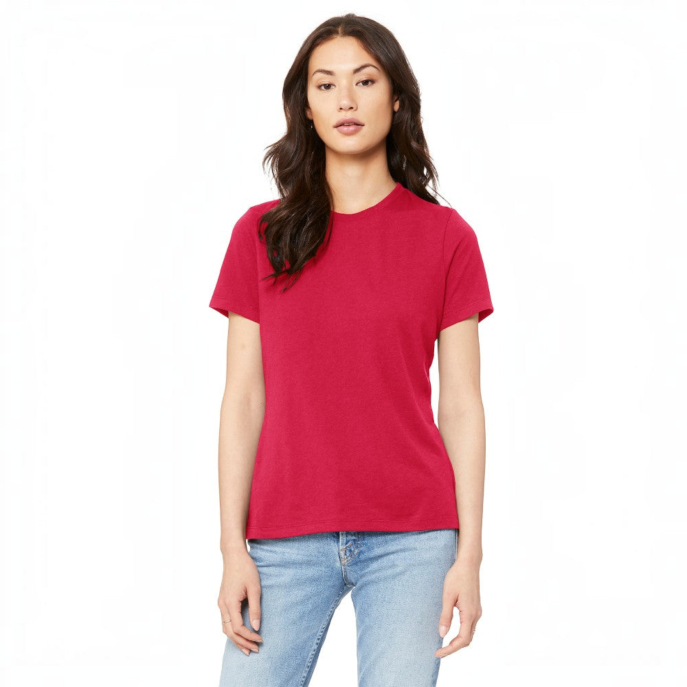 BELLA+CANVAS® Women’s Relaxed Jersey Short Sleeve Tee - Red