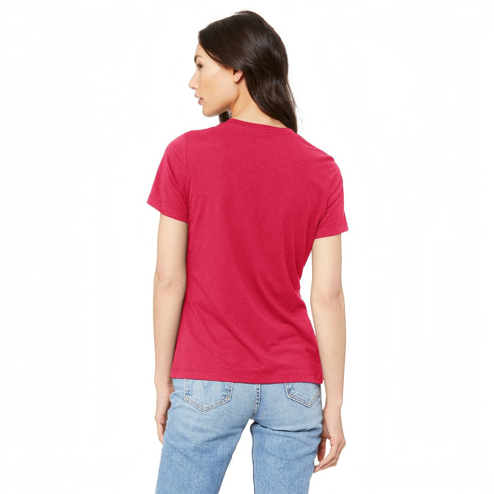 BELLA+CANVAS® Women’s Relaxed Jersey Short Sleeve Tee - Red