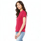 BELLA+CANVAS® Women’s Relaxed Jersey Short Sleeve Tee - Red
