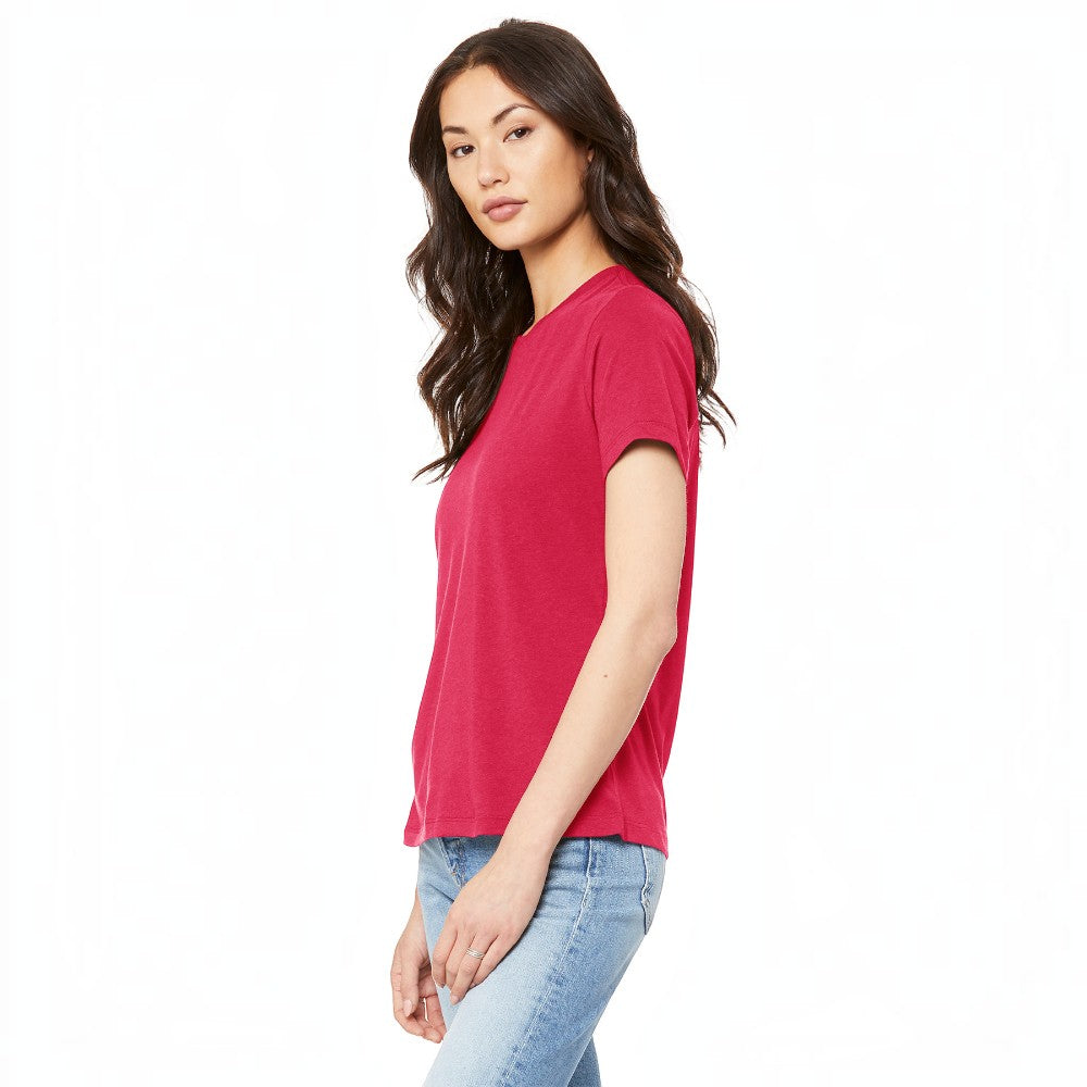 BELLA+CANVAS® Women’s Relaxed Jersey Short Sleeve Tee - Red