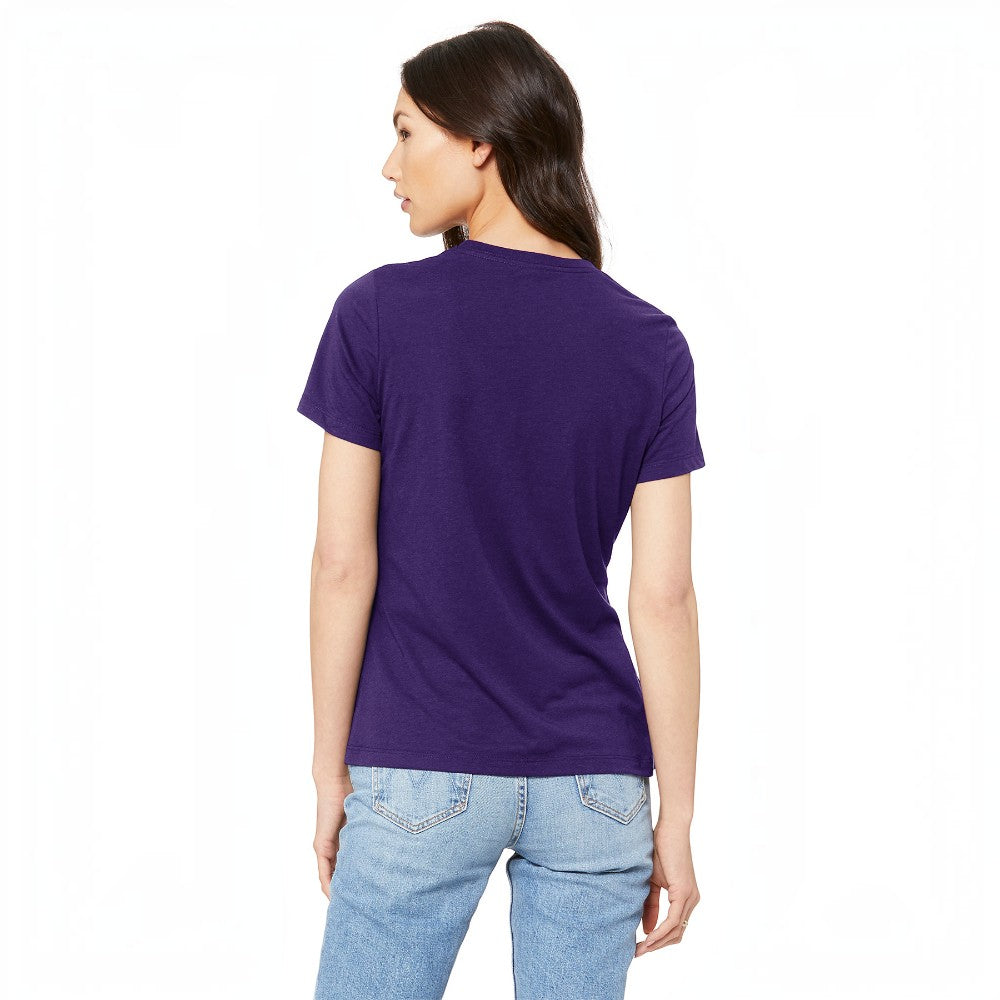 BELLA+CANVAS® Women’s Relaxed Jersey Short Sleeve Tee - Team Purple