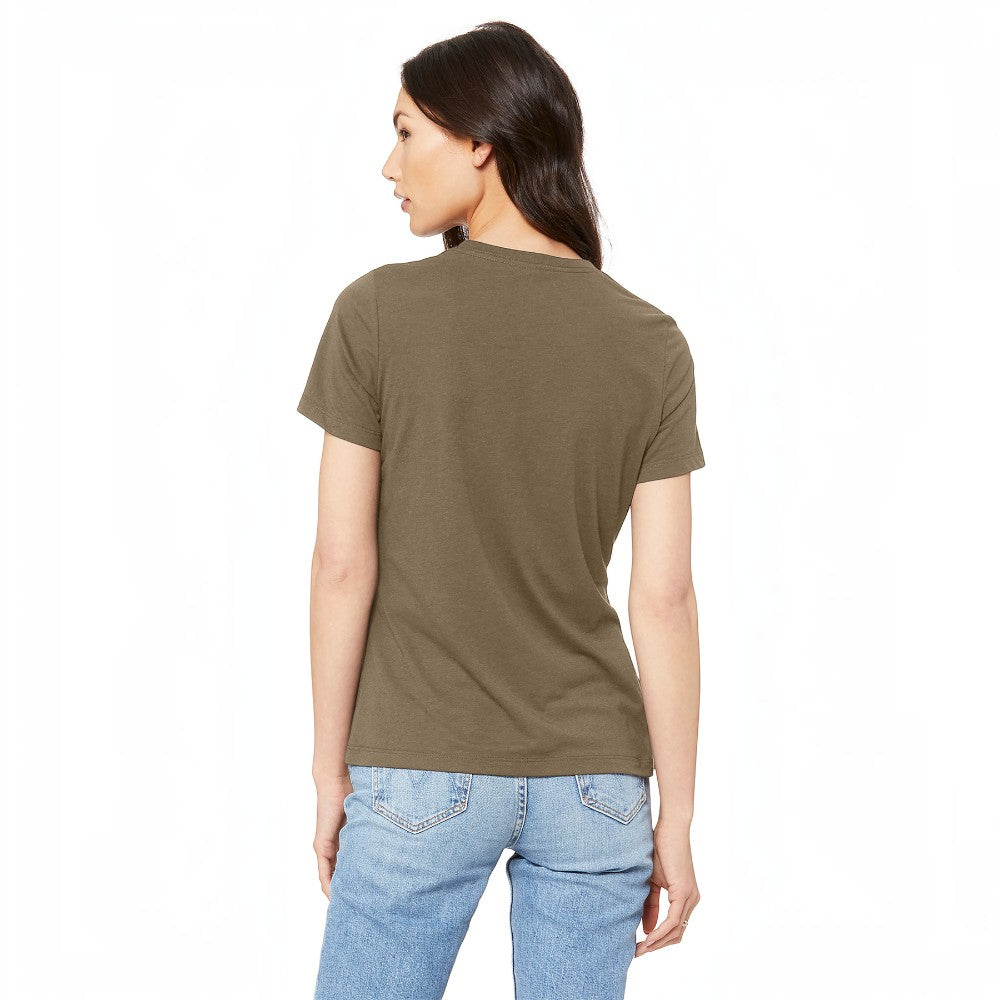 BELLA+CANVAS® Women’s Relaxed Jersey Short Sleeve Tee - Vintage Brown