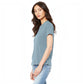 BELLA+CANVAS® Women’s Relaxed Jersey Short Sleeve Tee - Vintage Denim