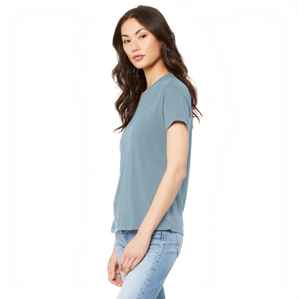 BELLA+CANVAS® Women’s Relaxed Jersey Short Sleeve Tee - Vintage Denim