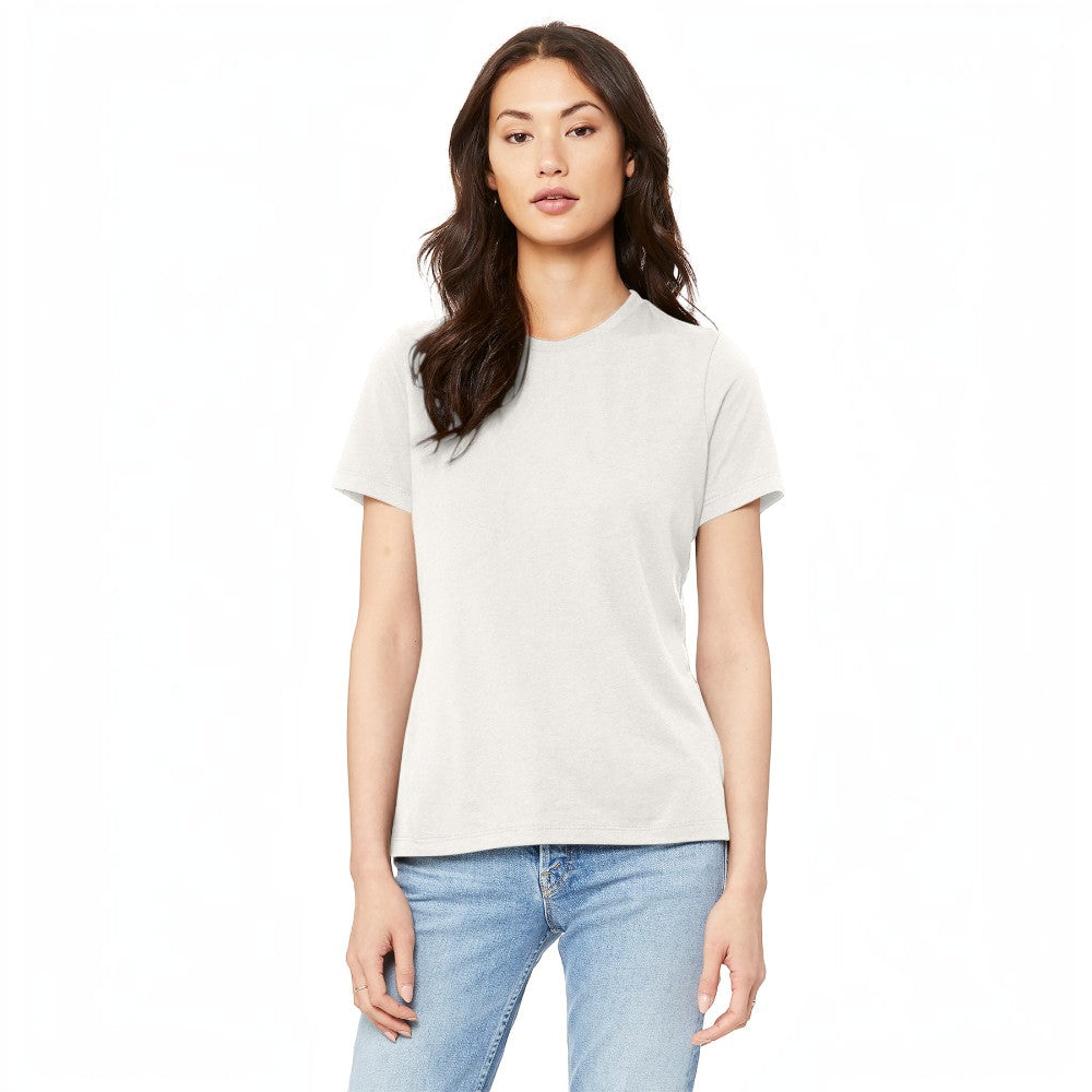 BELLA+CANVAS® Women’s Relaxed Jersey Short Sleeve Tee - Vintage White