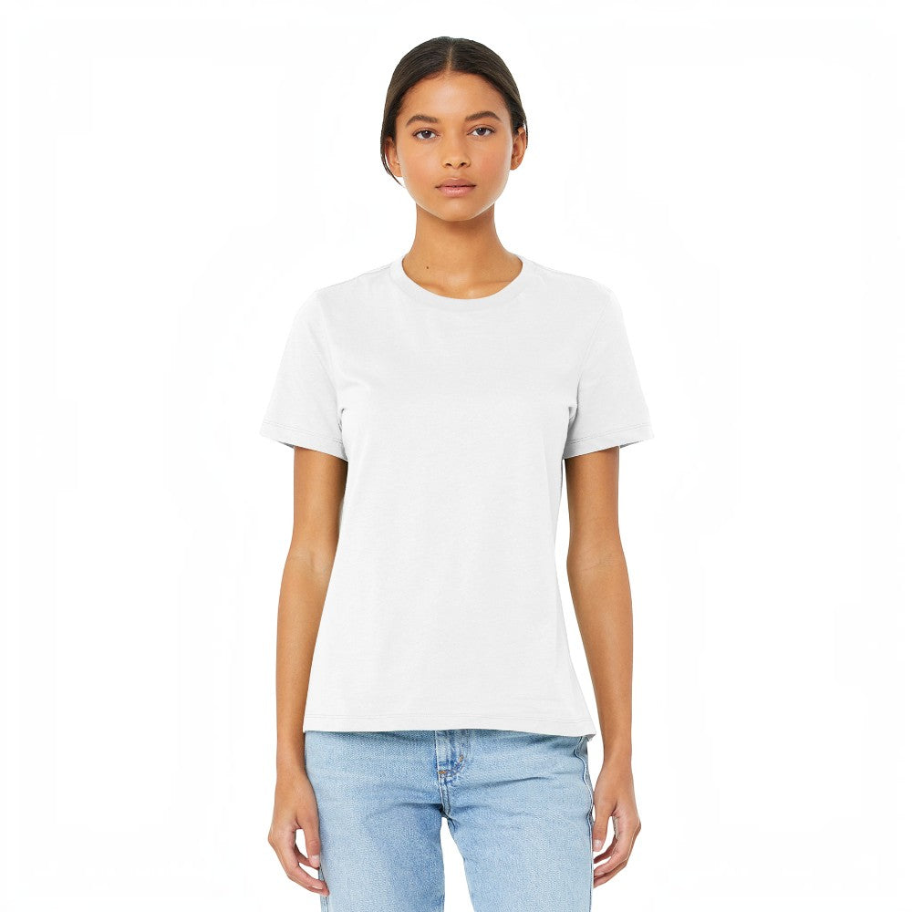 BELLA+CANVAS® Women’s Relaxed Jersey Short Sleeve Tee - White