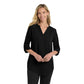 Port Authority® Women's 3/4-Sleeve Tunic Blouse - Black