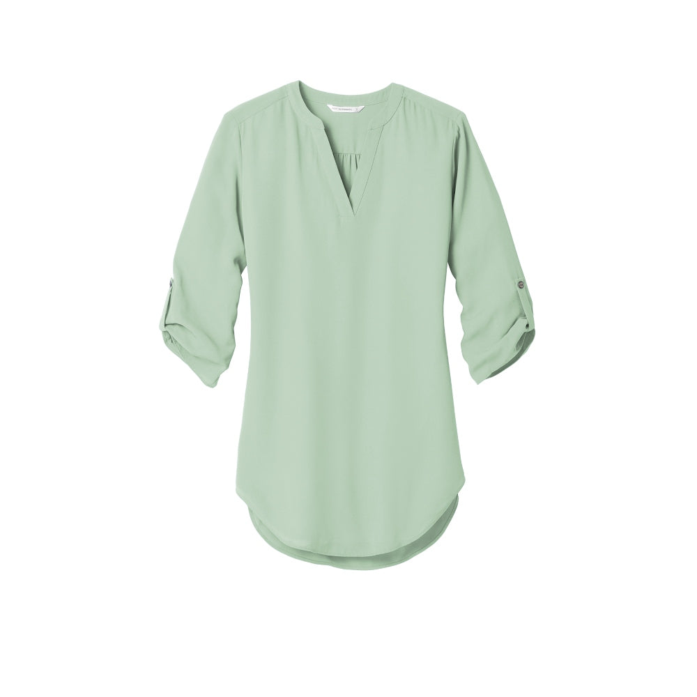 Port Authority® Women's 3/4-Sleeve Tunic Blouse - Misty Sage