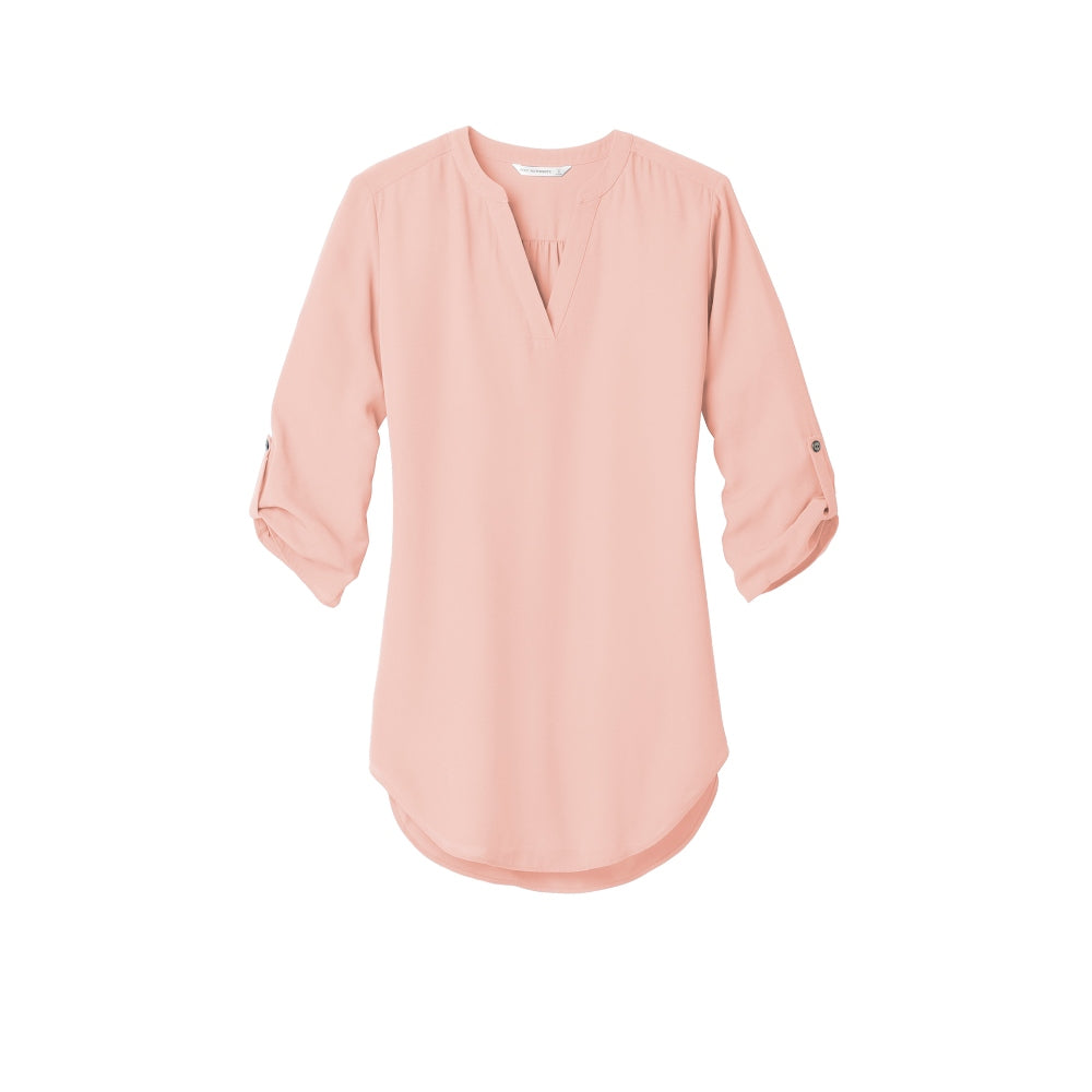 Port Authority® Women's 3/4-Sleeve Tunic Blouse - Rose Quartz