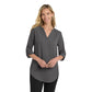 Port Authority® Women's 3/4-Sleeve Tunic Blouse - Sterling Grey