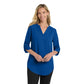 Port Authority® Women's 3/4-Sleeve Tunic Blouse - True Blue