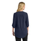 Port Authority® Women's 3/4-Sleeve Tunic Blouse - True Navy
