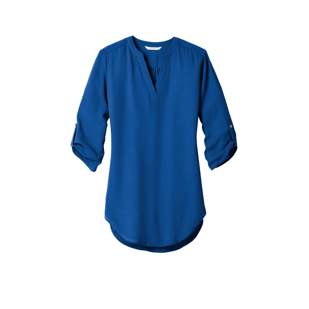 Port Authority® Women's 3/4-Sleeve Tunic Blouse - True Blue