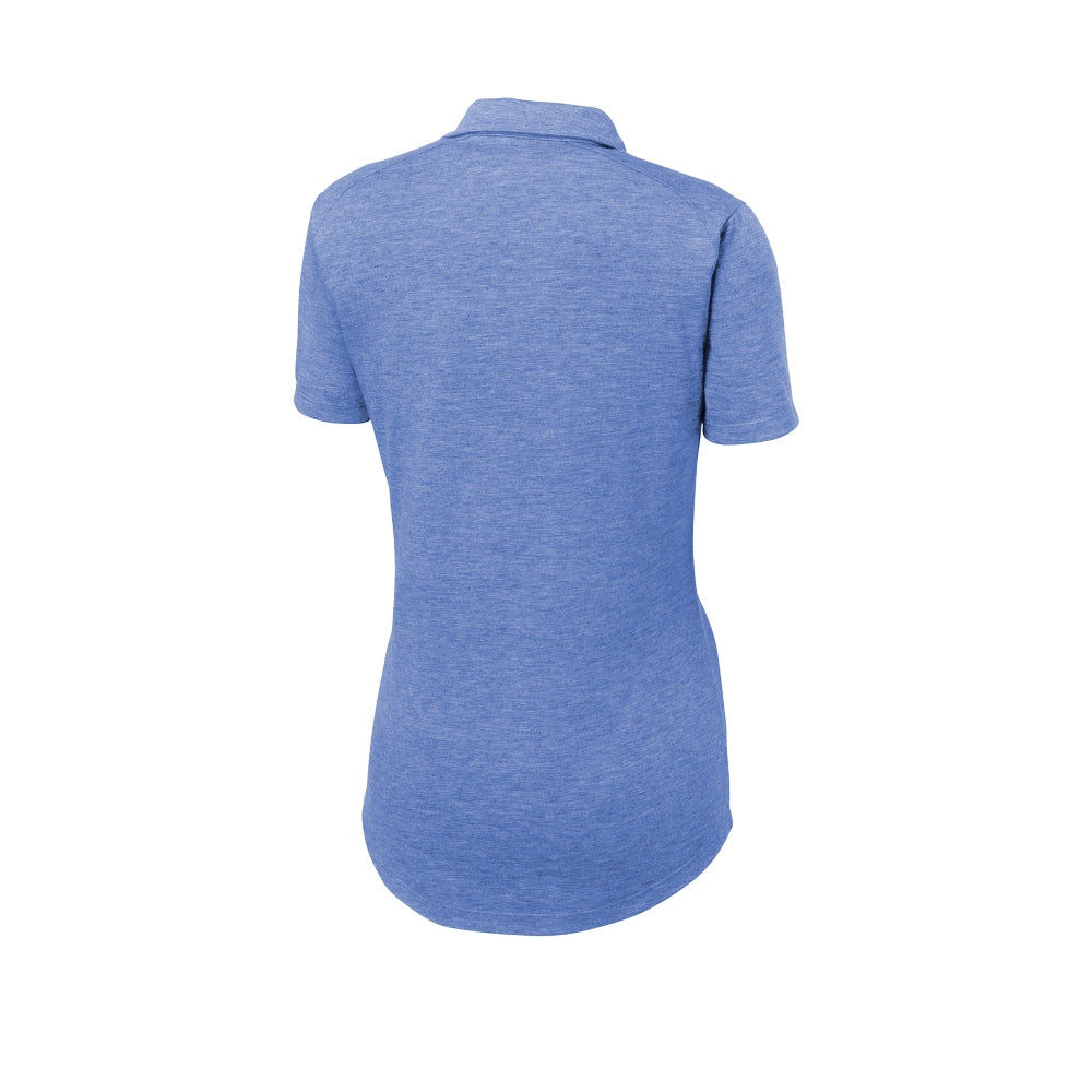 Sport-Tek® Women's PosiCharge® Tri-Blend Wicking Polo - True Royal Heather
