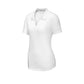 Sport-Tek® Women's PosiCharge® Tri-Blend Wicking Polo - White Triad Solid