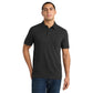 Sport-Tek® PosiCharge® Tri-Blend Wicking Polo - Black Triad Solid