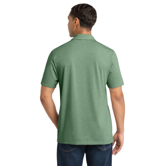 Sport-Tek® PosiCharge® Tri-Blend Wicking Polo - Forest Green Heather
