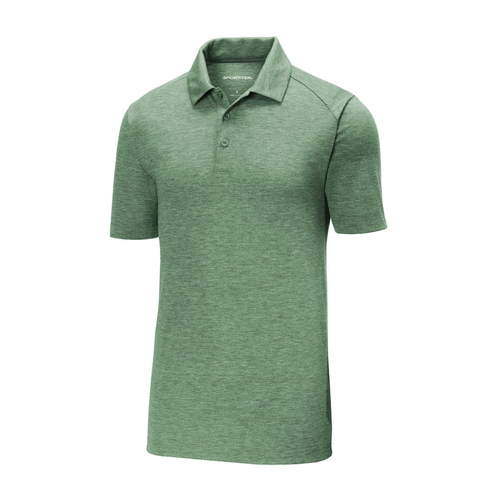 Sport-Tek® PosiCharge® Tri-Blend Wicking Polo - Forest Green Heather