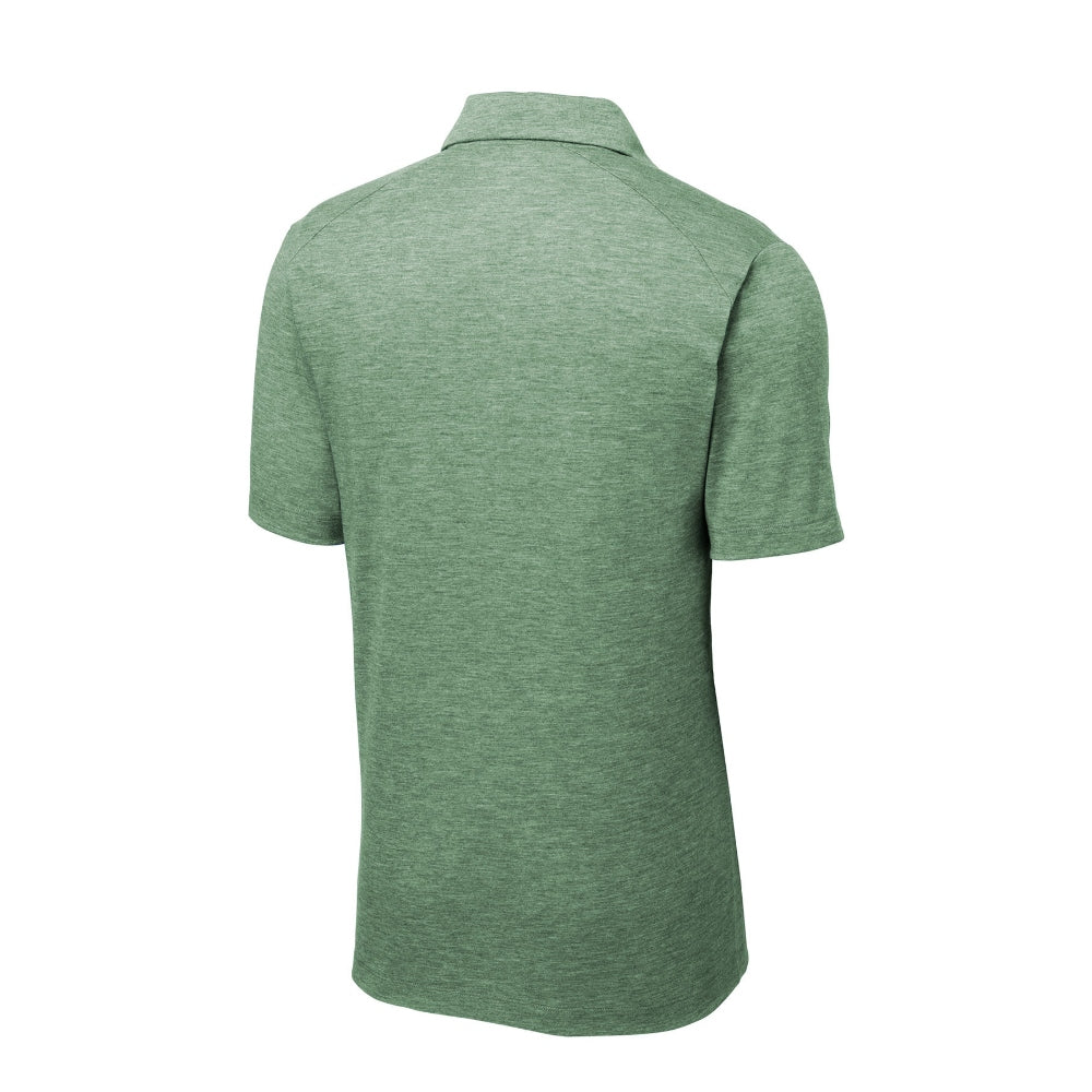 Sport-Tek® PosiCharge® Tri-Blend Wicking Polo - Forest Green Heather
