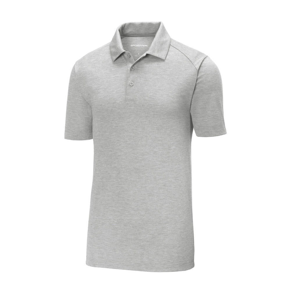 Sport-Tek® PosiCharge® Tri-Blend Wicking Polo - Light Grey Heather