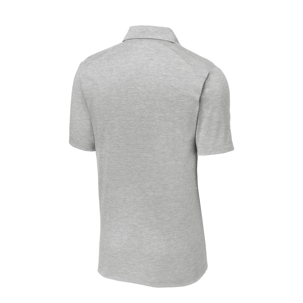 Sport-Tek® PosiCharge® Tri-Blend Wicking Polo - Light Grey Heather