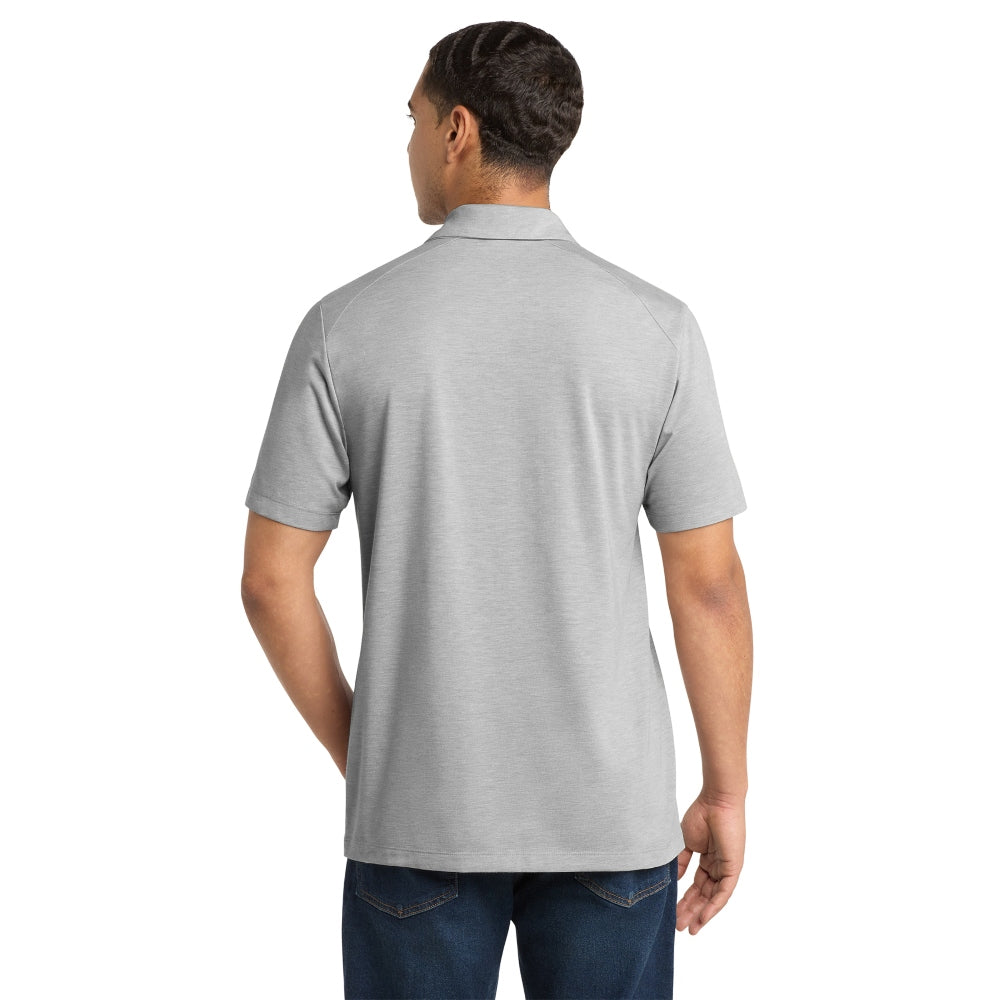 Sport-Tek® PosiCharge® Tri-Blend Wicking Polo - Light Grey Heather