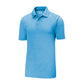 Sport-Tek® PosiCharge® Tri-Blend Wicking Polo - Pond Blue Heather