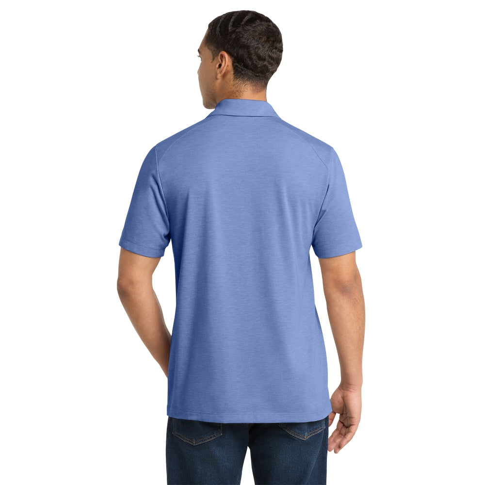 Sport-Tek® PosiCharge® Tri-Blend Wicking Polo - True Royal Heather