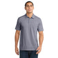 Sport-Tek® PosiCharge® Tri-Blend Wicking Polo - True Navy Heather