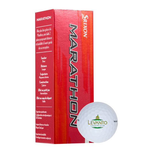 Srixon Marathon Golf Balls - 3 Pack - White