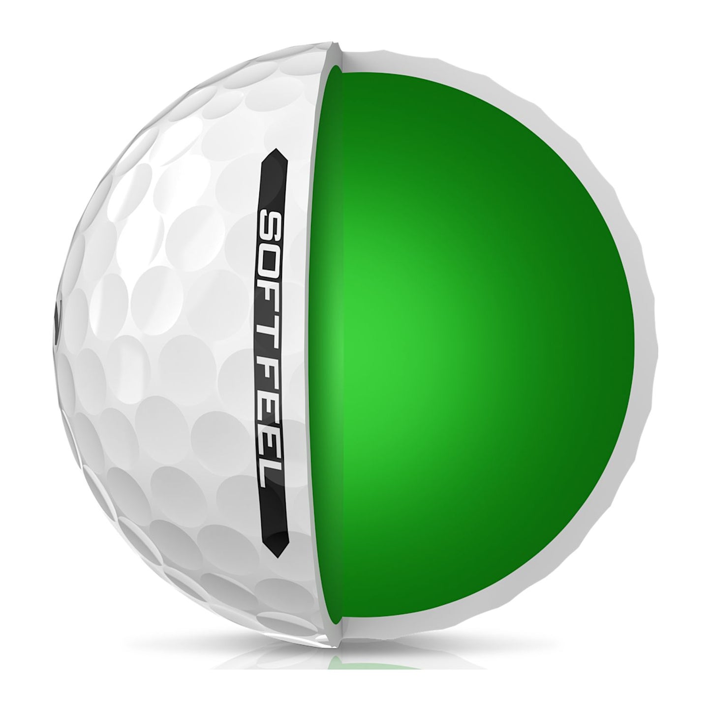 Srixon Soft Feel Golf Balls - 12 Pack - White