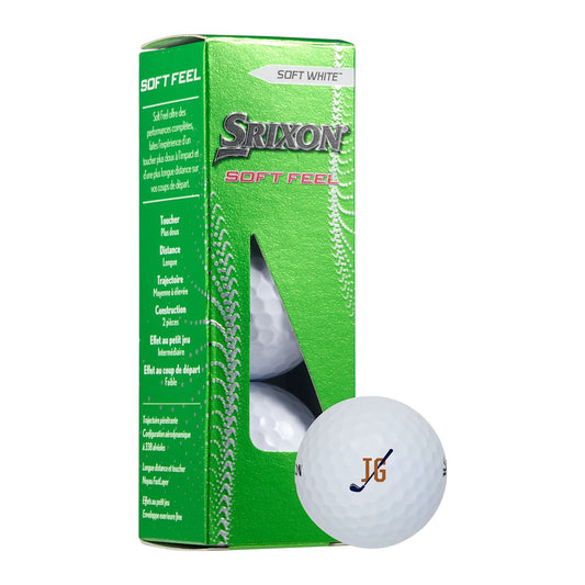 Srixon Soft Feel Golf Balls - 3 Pack - White