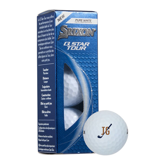 Srixon Q-STAR TOUR Golf Balls - 3 Pack - White