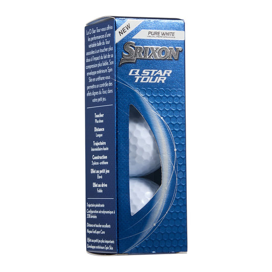 Srixon Q-STAR TOUR Golf Balls - 3 Pack - White