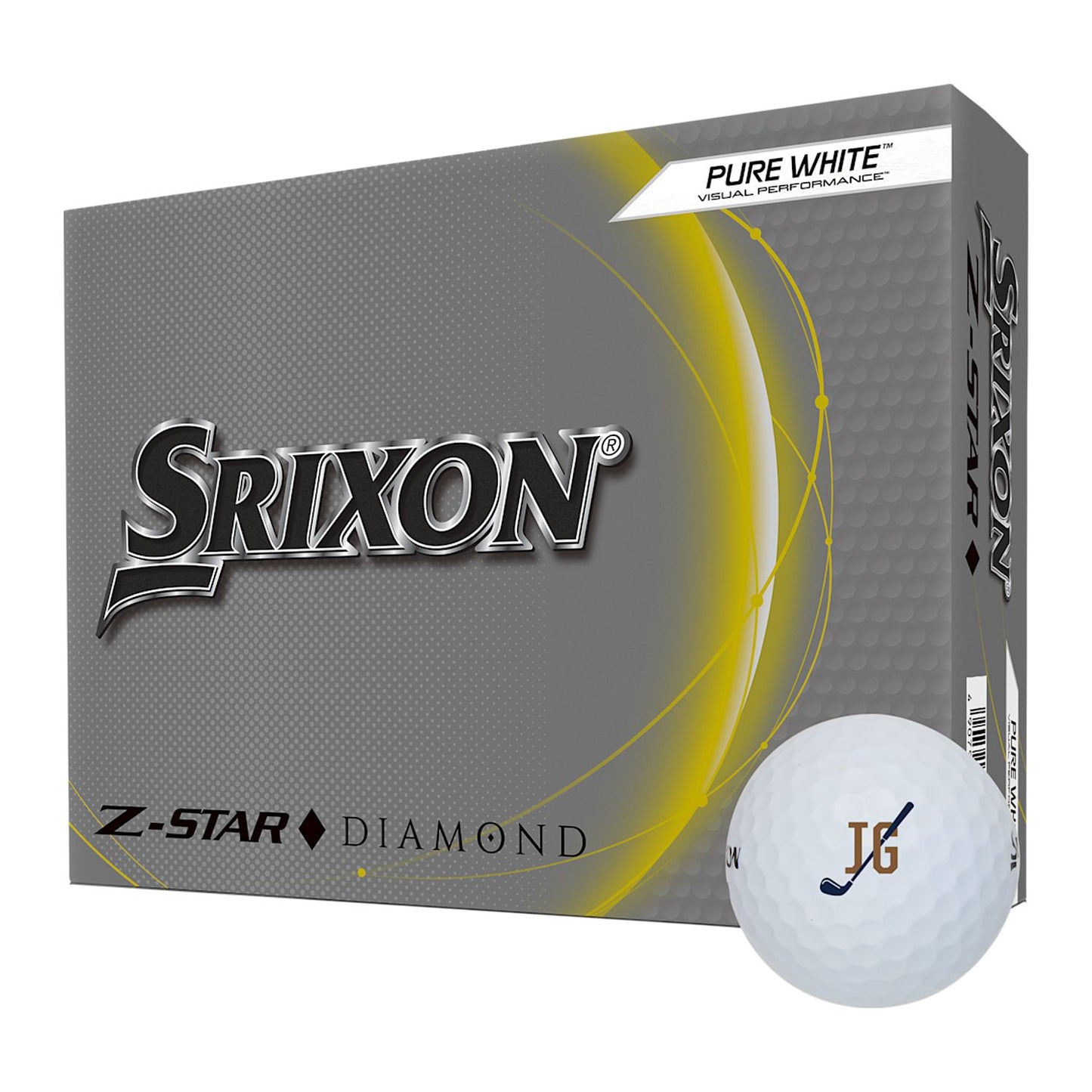 Srixon Z-STAR DIAMOND Golf Balls - 12 Pack - White