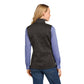Port Authority ® Women's Sweater Fleece Vest - Black Heather