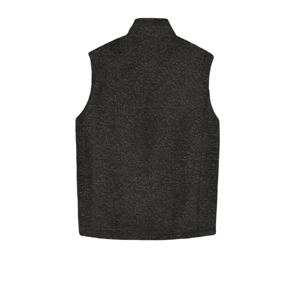 Port Authority ® Sweater Fleece Vest - Black Heather
