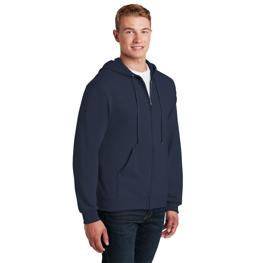 Jerzees® - NuBlend® Full-Zip Hooded Sweatshirt - Navy