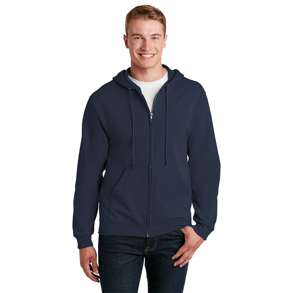 Jerzees® - NuBlend® Full-Zip Hooded Sweatshirt - Navy
