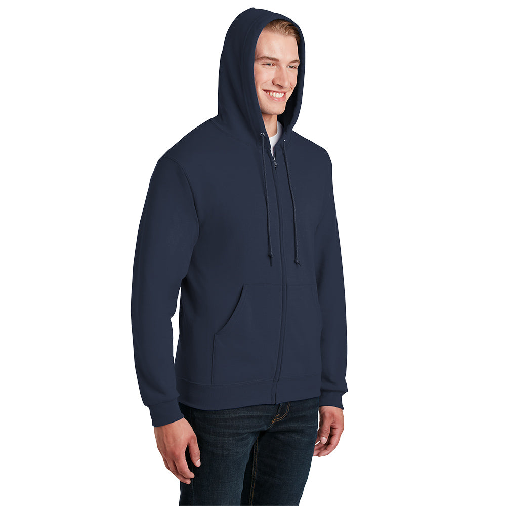 Jerzees® - NuBlend® Full-Zip Hooded Sweatshirt - Navy